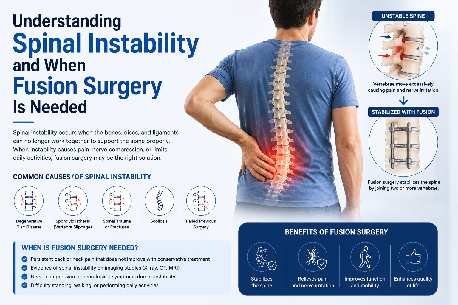 Understanding Spinal Instability and When Fusion Surgery Is Needed